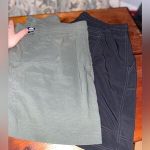 2 Kuhl Hiking Skirts- Black, Green